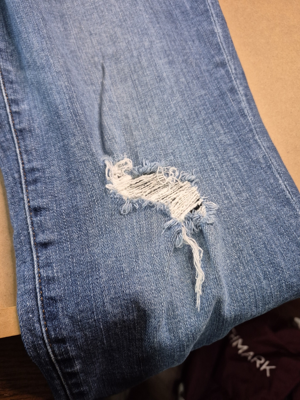KUT from the Kloth Women's Distressed High-Rise Jeans - Medium Blue - Picture 12 of 12